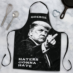 Trump Mittelfinger 2026 Meme Lustig Schürze