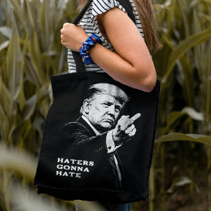 Trump Mittelfinger 2026 Meme Lustig Tasche