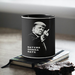 Trump Mittelfinger 2026 Meme Lustig Tasse