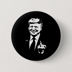 Trump Mittelfinger Lustig Trump 2025 Tasche Button