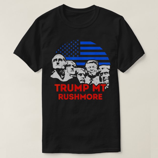 Trump MT Rushmore, Trumpmore T-Shirt (Design vorne)