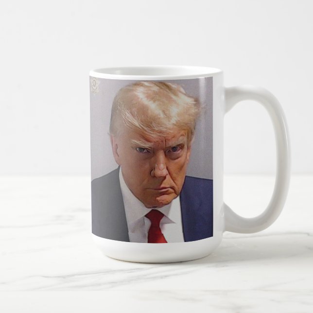 Trump Mug Mugshot 2024 (Droite)