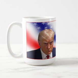 Trump-Mugshot, Kommentar zum Arrest am 24. August Kaffeetasse