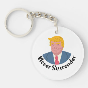 Trump Mugshot nie übergeben Schlüsselanhänger