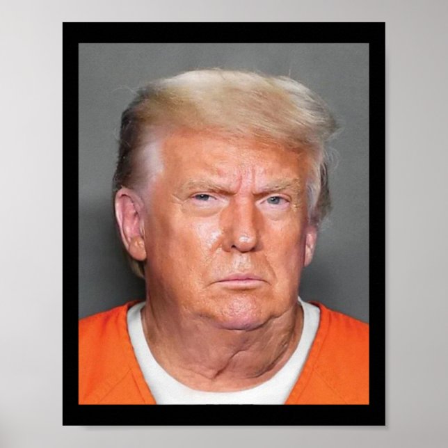 Trump Mugshot Poster (Vorne)