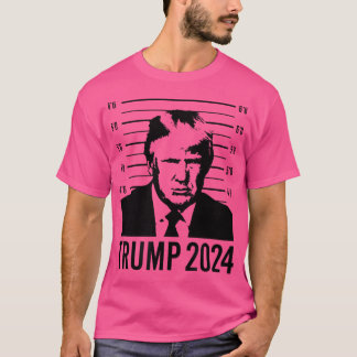 Trump Mugshot Präsident 2024 T-Shirt