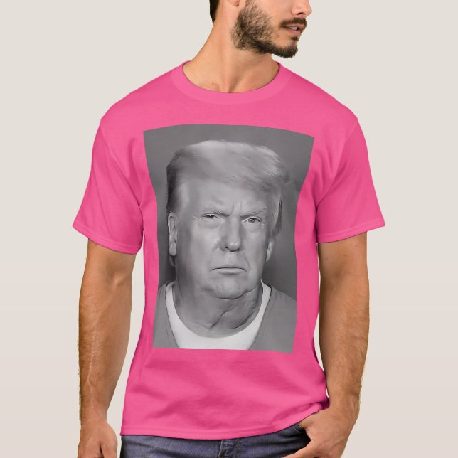Trump Mugshot T-Shirt (Vorderseite)