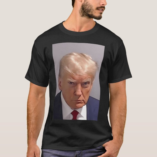 Trump Mugshot T-Shirt (Vorderseite)