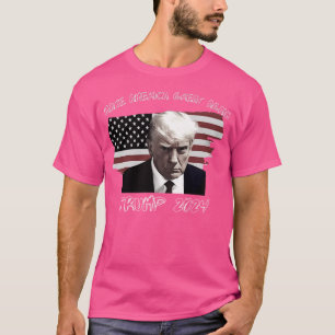 Trump Mugshot Trump Maga 2024 macht Amerika groß T-Shirt