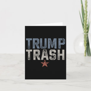 Trump Mülleimer 2024 Vintager Garbyge für Trump Karte