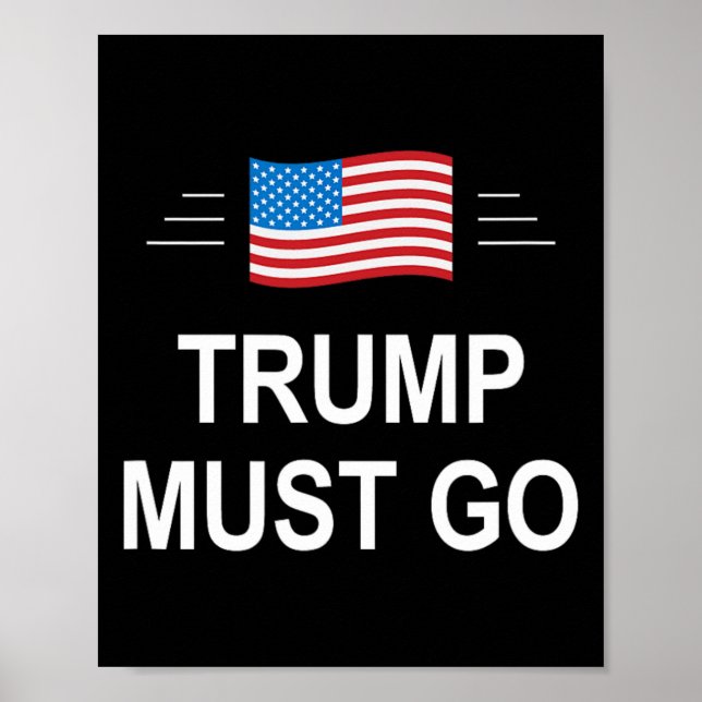 Trump muss weg -  poster (Vorne)