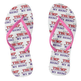 TRUMP My Held Flip Flops