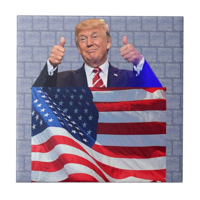 TRUMP N FLIESE (Vorderseite)