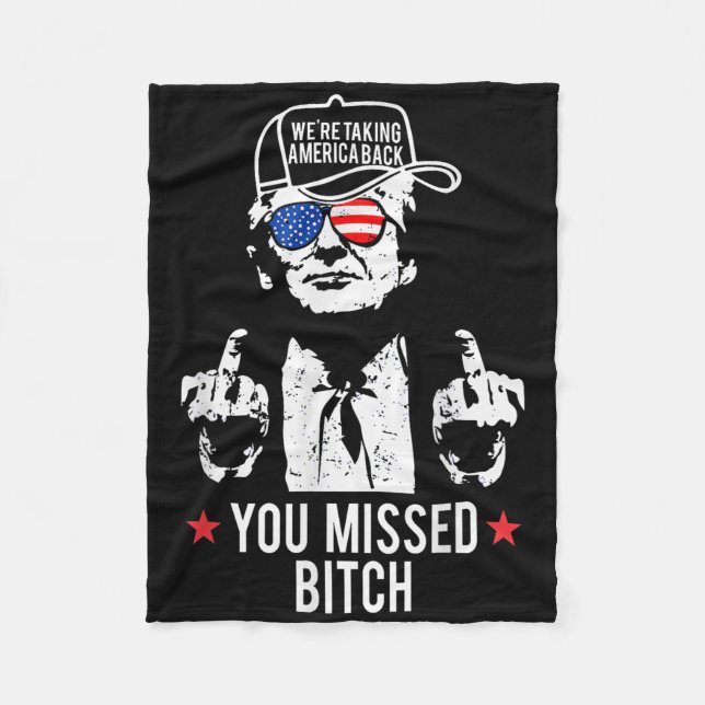 Trump nahm Amerika zurück, das Sie versäumt hatten Fleecedecke (Vorderseite)