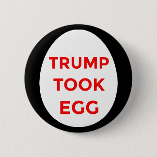 Trump nahm den Knopf ROT und SCHWARZ Button