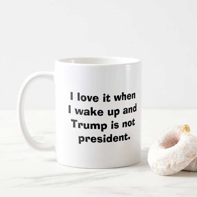 Trump n'est pas le président mug (Avec donut)