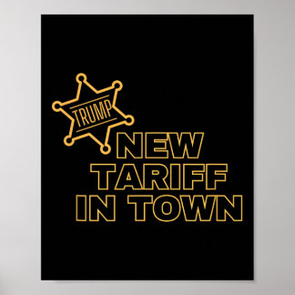 Trump neuer Tarif in der Stadt Poster