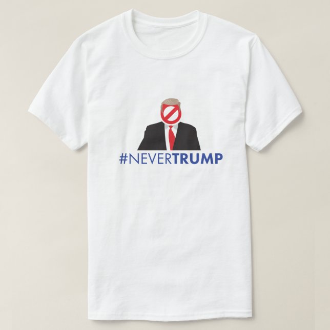 Trump nie Shirt (Design vorne)