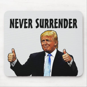 TRUMP NIEMALS ÜBERTRAGUNGSMUSepad Mousepad