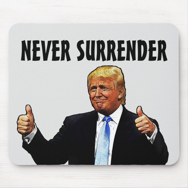 TRUMP NIEMALS ÜBERTRAGUNGSMUSepad Mousepad (Vorne)