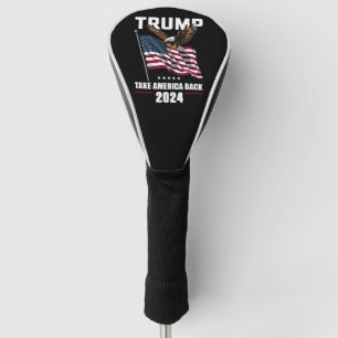Trump nimmt die amerikanischen Wahlen 2024 zurück Golf Headcover