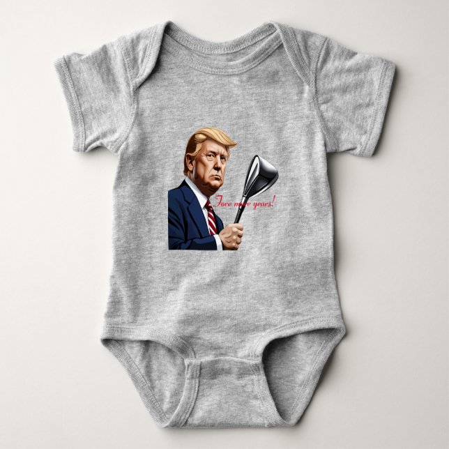 Trump: Noch mehr Jahre der Größe! Baby Strampler (Vorderseite)