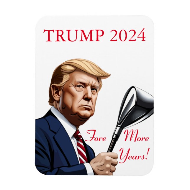 Trump: Noch mehr Jahre der Größe! Magnet (Vertikal)