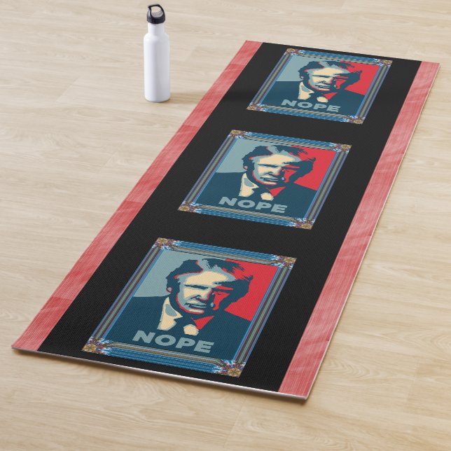 Trump Nope Yoga Mat Yogamatte (Beispiel)