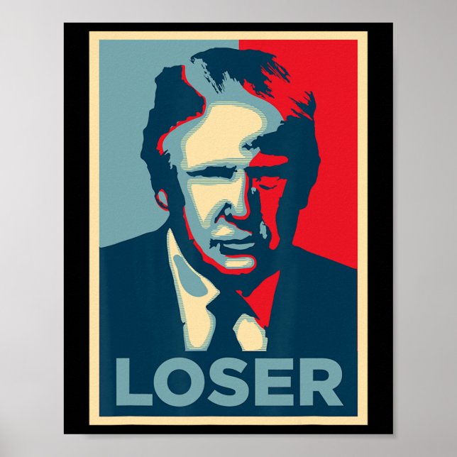 Trump Obama Hope Poster Loser (Vorne)