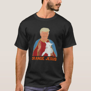 Trump Orange Jesus Funny Meme Christliche Frauen M T-Shirt