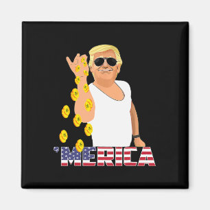 Trump Outfits 2024 US-Wahlpräsident Donald T Magnet