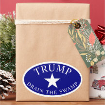 Trump Oval autocollant de fenêtre de camion Draine