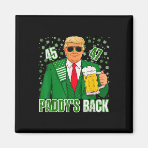 Trump Paddys Back 45 47 St Patricks Day Usa Magnet