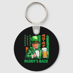 Trump Paddys Back 45 47 St Patricks Day Usa Schlüsselanhänger