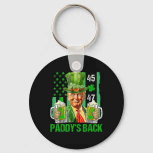 Trump Paddys Back 45 47 St Patricks Day Usa Schlüsselanhänger