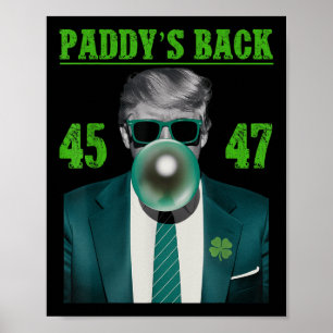 Trump Paddys Back Design - Trump St Poster