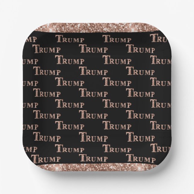 TRUMP PAPPTELLER (Vorderseite)