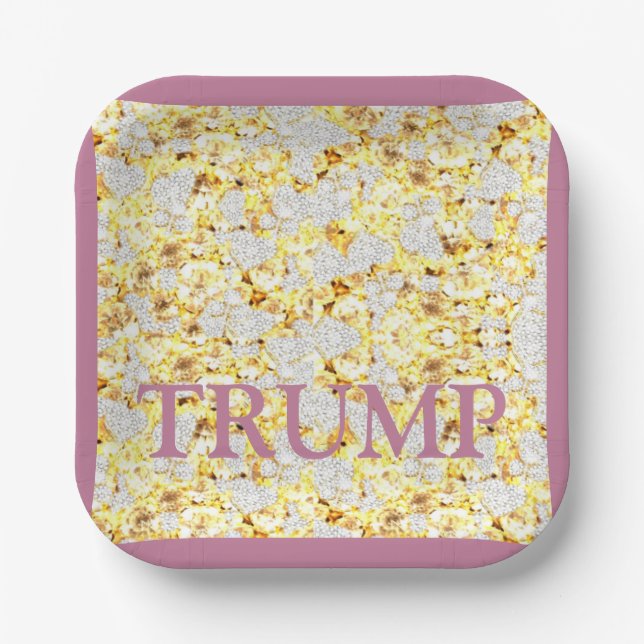 TRUMP PAPPTELLER (Vorderseite)