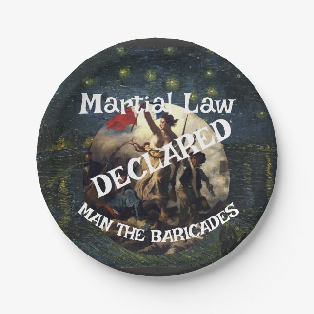 Trump Pappteller (Vorderseite)