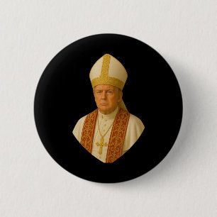 Trump Papst Grafik – Lustiges politisches Design Button