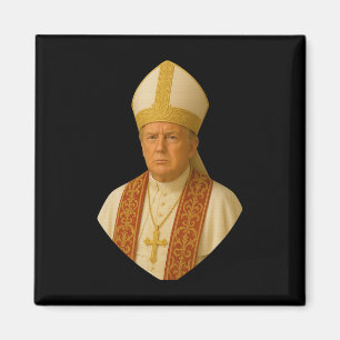 Trump Papst Grafik – Lustiges politisches Design Magnet