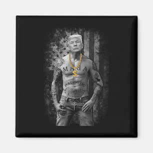 Trump Patriotic Gangster - Antiliberaler Republika Magnet
