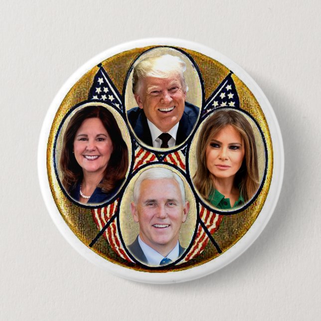 Trump/Pence 2020 Button (Vorderseite)