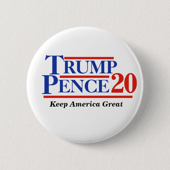TRUMP PENCE 2020 BUTTON (Vorderseite)