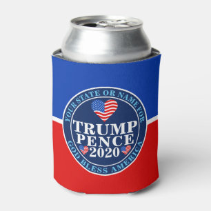 Trump Pence 2020 Herz Patriotic Typ Stuff Dosenkühler