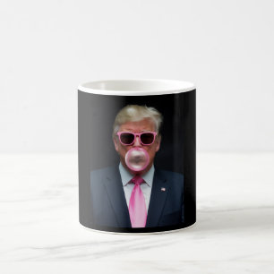 Trump Pink Bubble Gum Präsident 47 USA Kaffeetasse