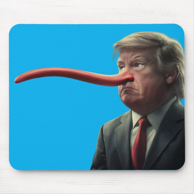 Trump Pinnochio Mousepad (Vorne)