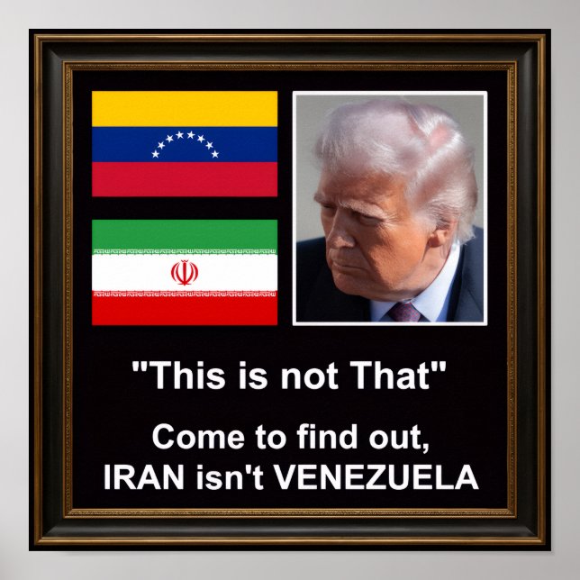 Trump-Plakat Poster (Vorne)