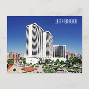 Trump Plaza, West Palm Beach, Florida Postkarte