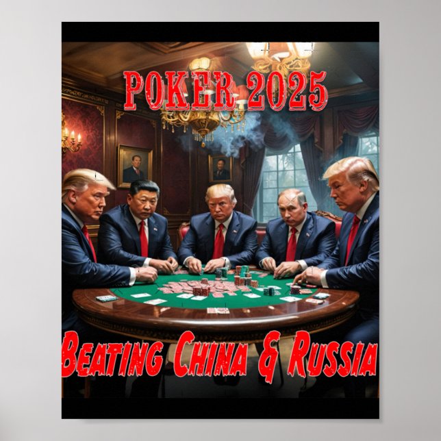 Trump-Poker 20251 Poster (Vorne)